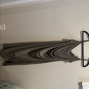 ASOS Olive Green slit Dress